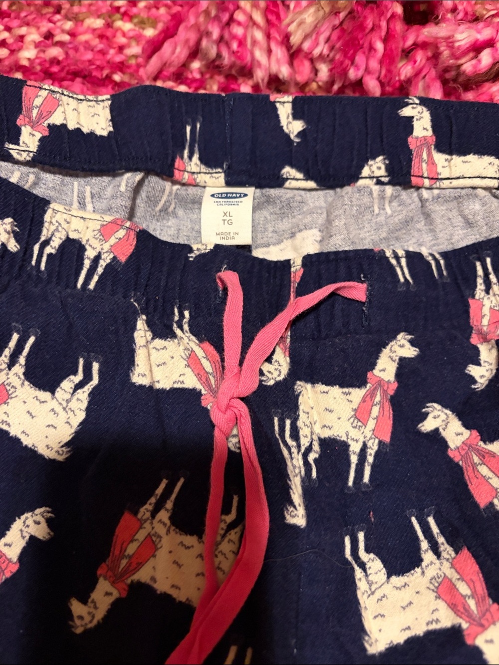 Old Navy Llama PJ pants XL - Picture 2 of 2